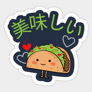 Delicious Taco v1 Sticker